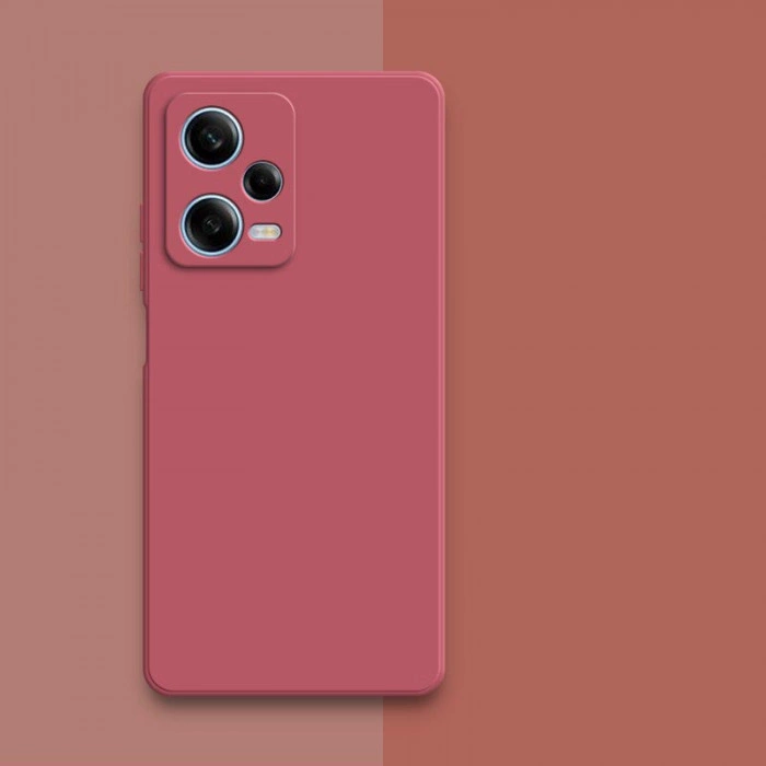 Силиконовый чехол Soft Touch для Xiaomi Redmi Note 12 5G Малиновый